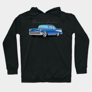 57 Bel Air Blue Hoodie